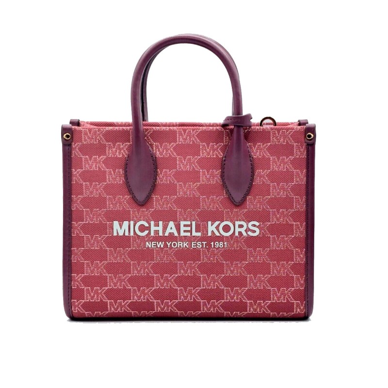 Damen Handtasche Michael Kors 35F2G7ZC5I-MULBERRY-MLT Rot 24 x 19 x 7 cm