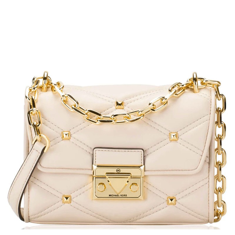 Damen Handtasche Michael Kors 35F2GNRC6I-LT-CREAM Weiß 19 x 13 x 8 cm