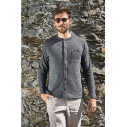 Alpaka Strickjacke GERSON aus Baumwolle und Royal Alpaka