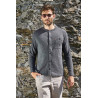 Alpaka Strickjacke GERSON aus Baumwolle und Royal Alpaka