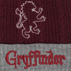 Hut Harry Potter Gryffindor House Fur Pom Burgunderrot