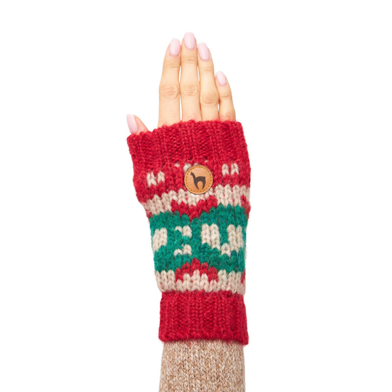 Alpaka Pulswärmer NAVIDAD