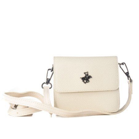 Damen Handtasche Beverly Hills Polo Club 2021-WHITE Weiß 11 x 13 x 5 cm