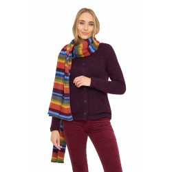 Alpaka Schal ARCO IRIS XXL aus 100% Baby Alpaka - Offer