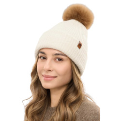 Alpaka Mütze PACA mit Bommel