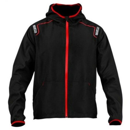 Jacke für Erwachsene Sparco Stopper Schwarz (Größe XXL)