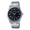 Unisex-Uhr Casio COLLECTION Schwarz Silberfarben (Ø 38 mm)