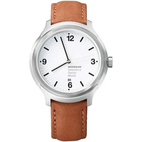 Herrenuhr Mondaine HELVETICA No. 1 BOLD (Ø 43 mm)