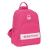 Lässiger Rucksack Benetton Raspberry Pink 13 L