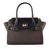 Damen Handtasche Michael Kors 35S2GNMS5B-BROWN-BLACK Braun 28 x 19 x 12 cm