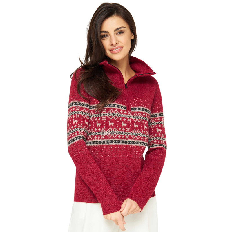 Alpaka Damen Troyer NEVADO aus 100% Baby Alpaka