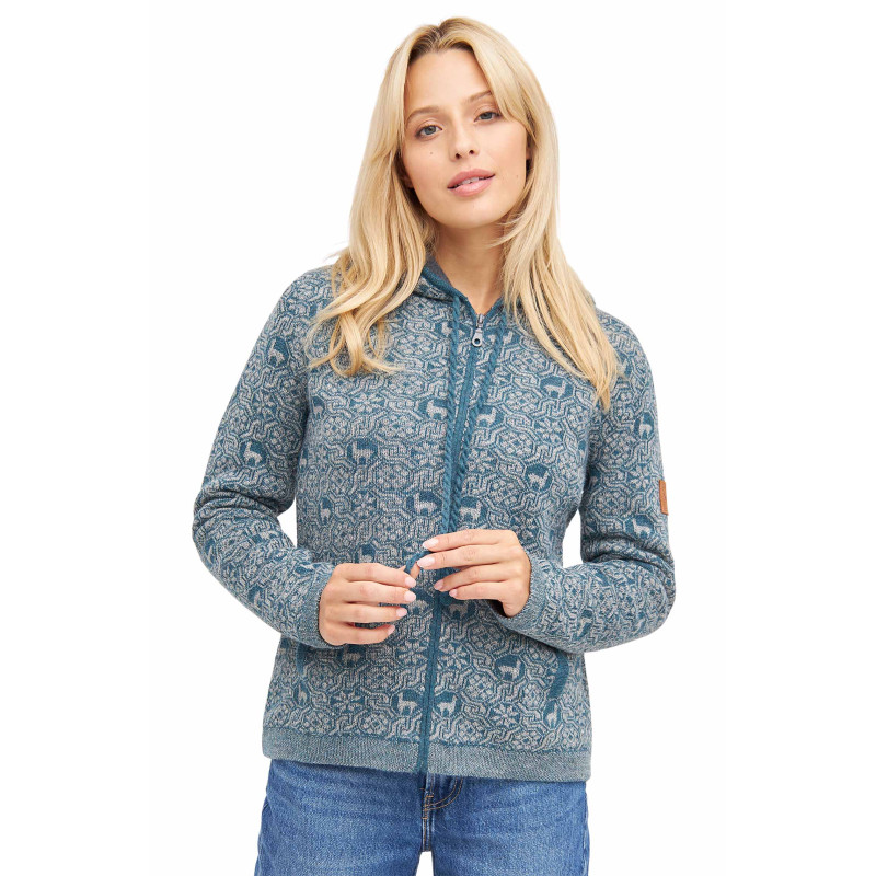 Alpaka Strickjacke HUASCARAN | gefüttert