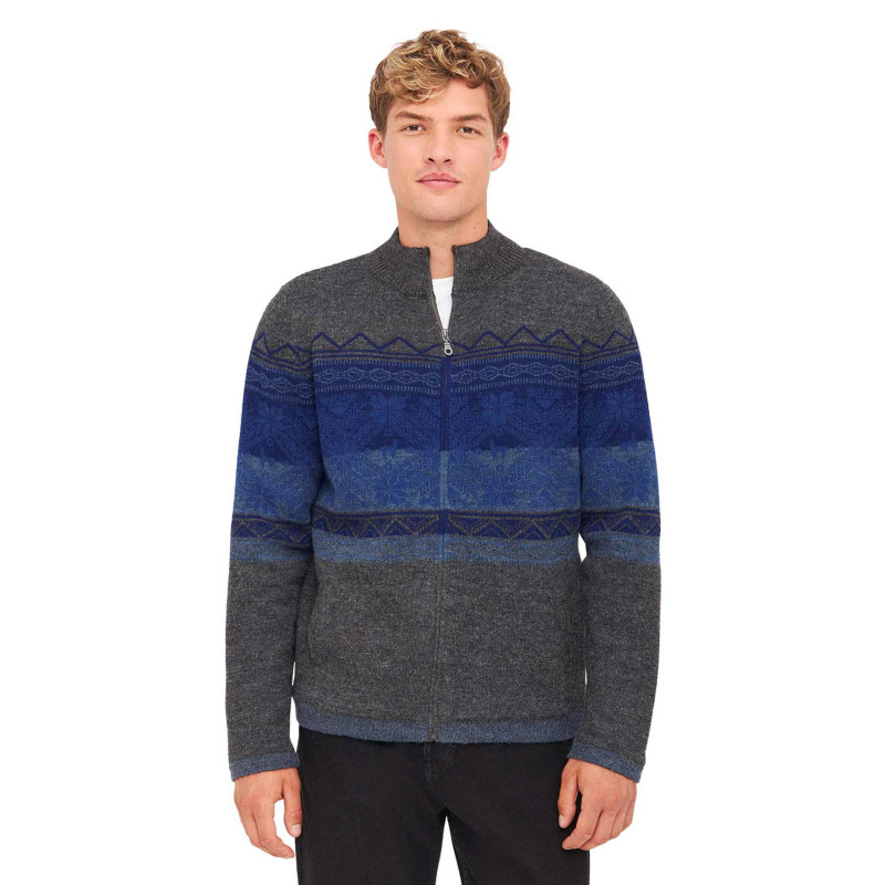 Alpaka Strickjacke GAEL | gefüttert