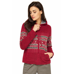 Alpaka Strickjacke NEVADO | gefüttert